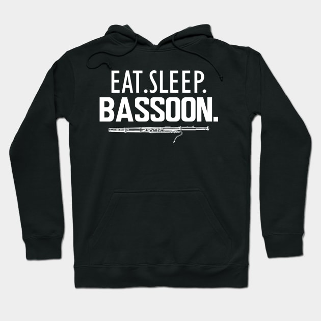 Bassoon - Eat. Sleep. Bassoon. Hoodie by KC Happy Shop